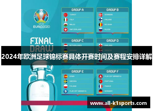 2024年欧洲足球锦标赛具体开赛时间及赛程安排详解